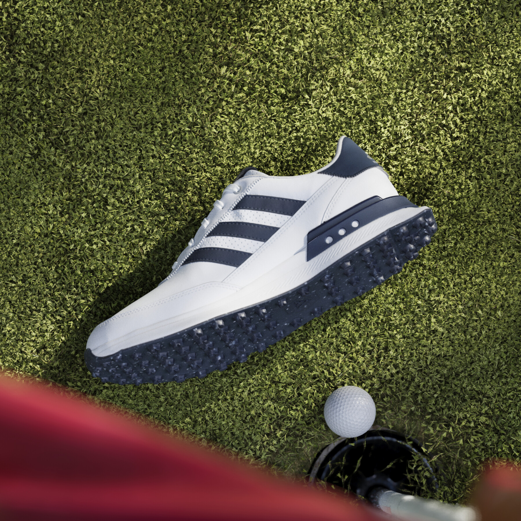 Scarpe da golf senza chiodi in pelle adidas S2G 24