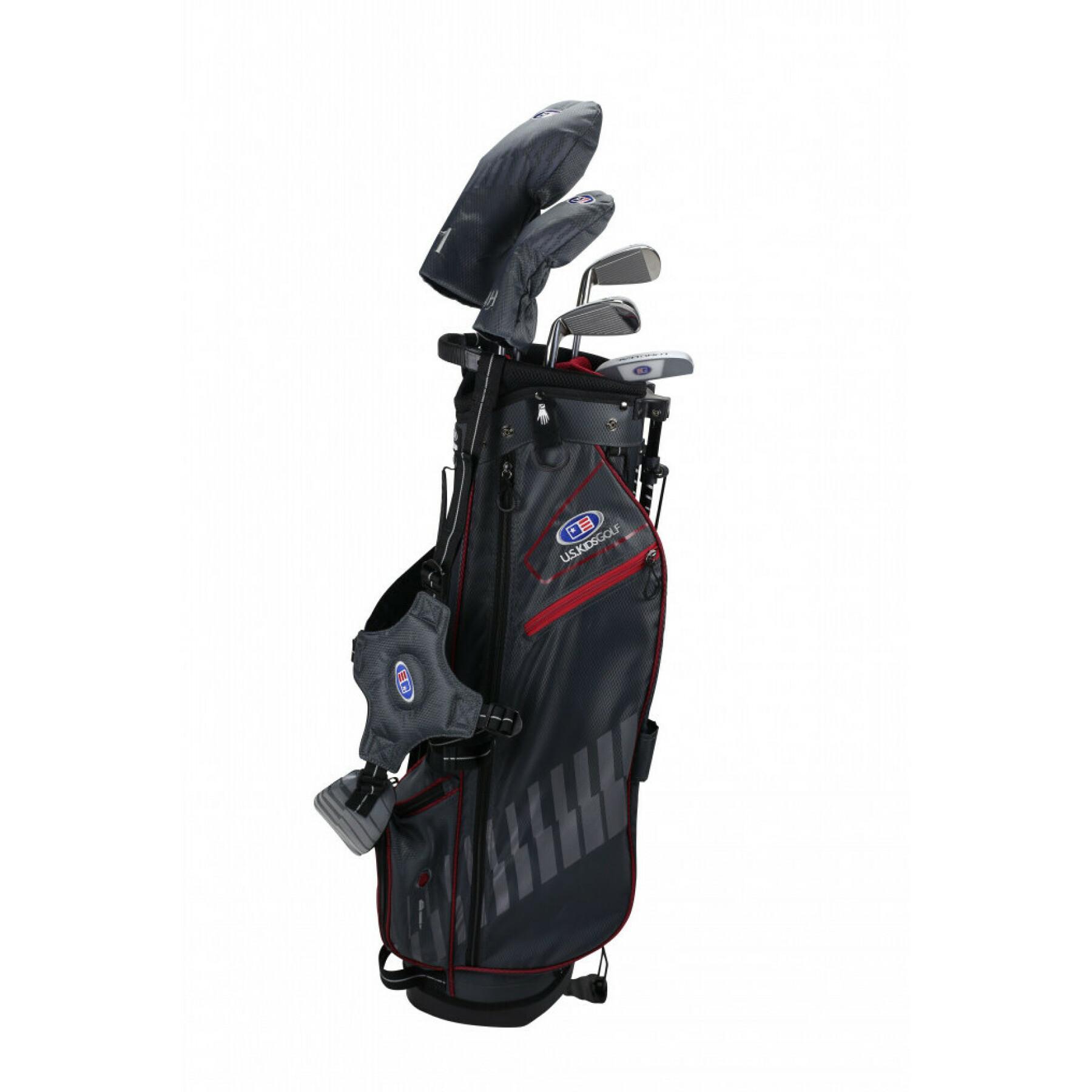 Kit (borsa + 5 mazze) ragazzo mancino U.S Kids Golf ultralight us60 2020