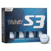 Confezione da 12 palline da golf Volvik DZ S3