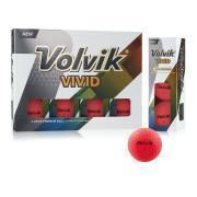 Confezione da 12 palline da golf Volvik Vivid rose